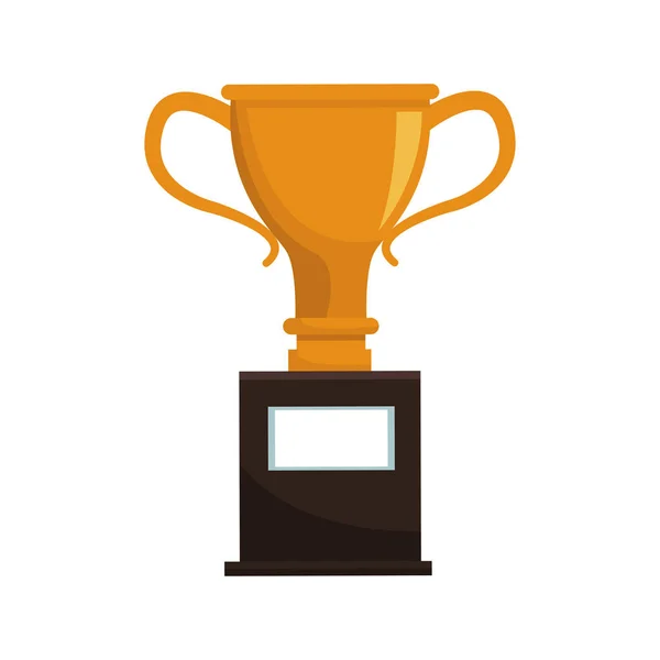 Golden trophy εικονίδιο — Διανυσματικό Αρχείο
