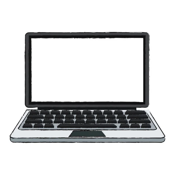 Laptop-Ikone — Stockvektor