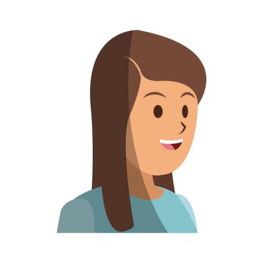 kadın karikatür simgesi