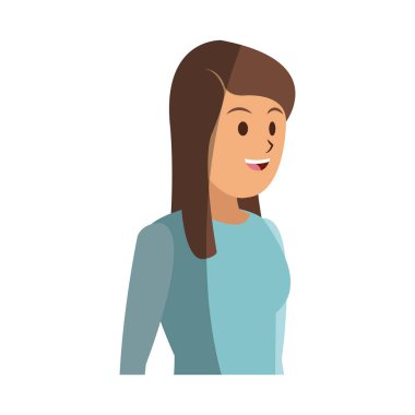 kadın karikatür simgesi