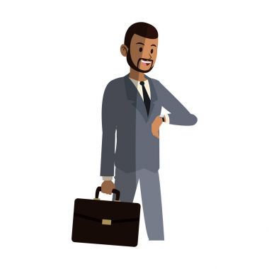 İşadamı çizgi film simgesi