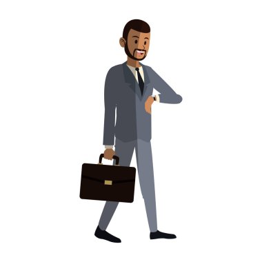 İşadamı çizgi film simgesi