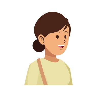 kadın karikatür simgesi