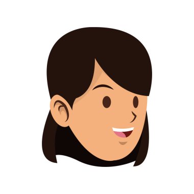 kadın karikatür simgesi