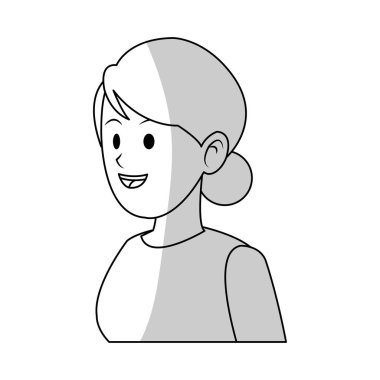 kadın karikatür simgesi