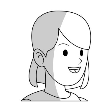 kadın karikatür simgesi