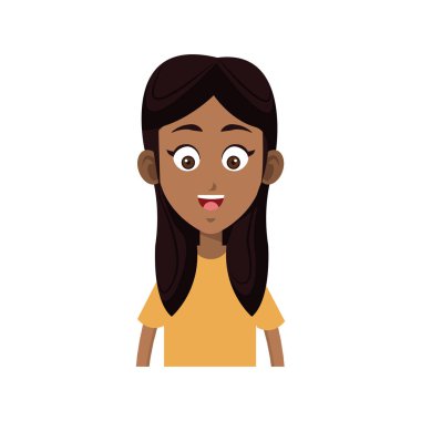 kadın karikatür simgesi