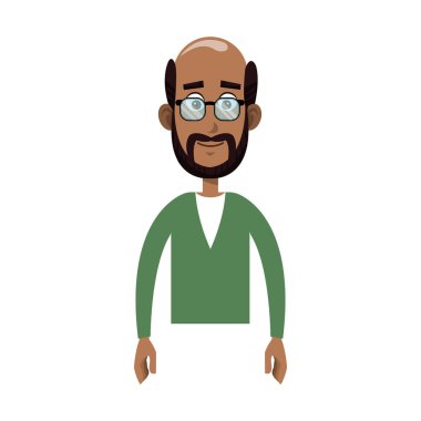 yaşlı adam çizgi film simgesi