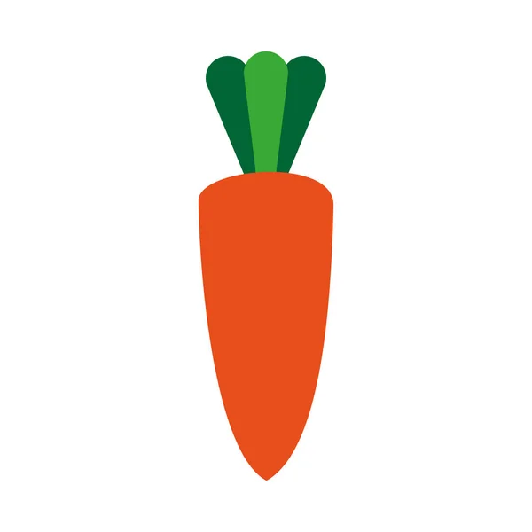 Karotte gesundes Gemüse Symbol — Stockvektor