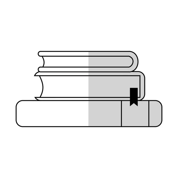 Livres piles icône — Image vectorielle