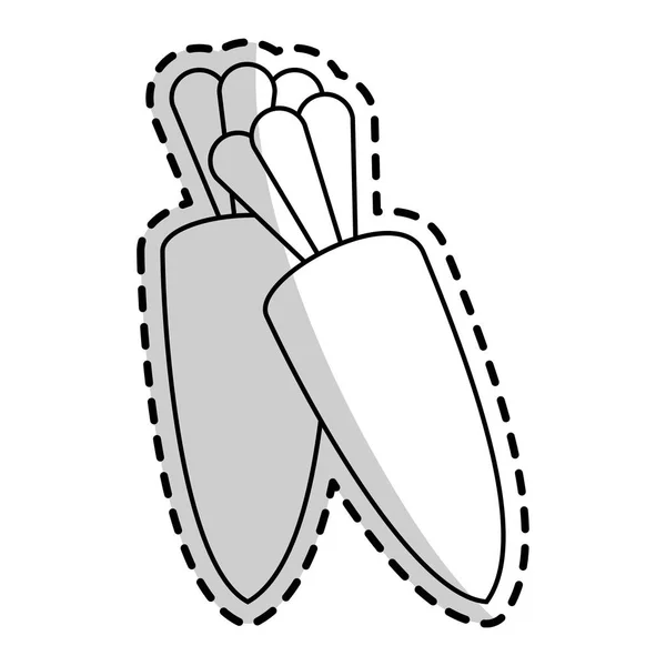 Gambar ikon sayuran - Stok Vektor