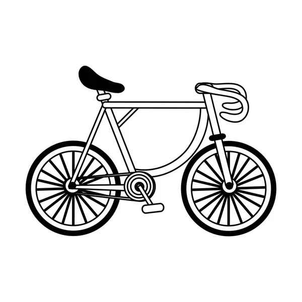 Vélo ou icône de vélo image — Image vectorielle