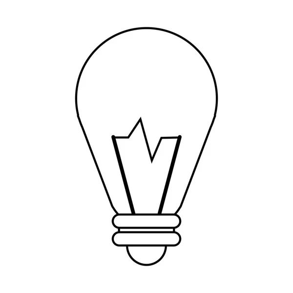 Regelmäßige Glühbirnen Symbolbild — Stockvektor