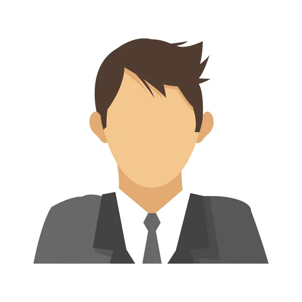 Businessman cartoon icon — Stock Vector