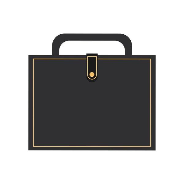 Elegante icono del maletín — Vector de stock