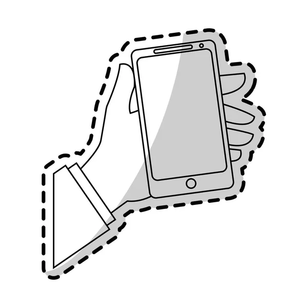 Modern cep telefonu simge görüntüsü — Stok Vektör