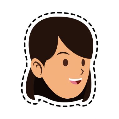 mutlu kadın simge görüntüsü