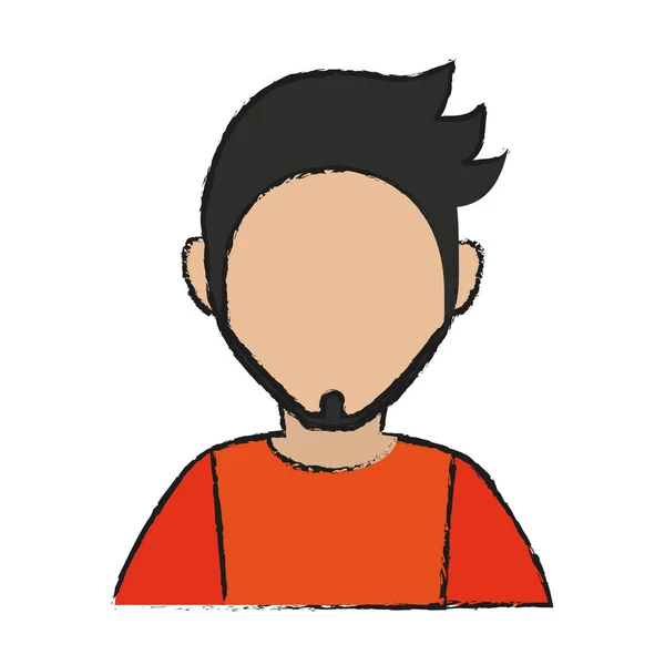 Ícone de avatar homem — Vetor de Stock