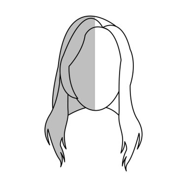 kadın karikatür simgesi