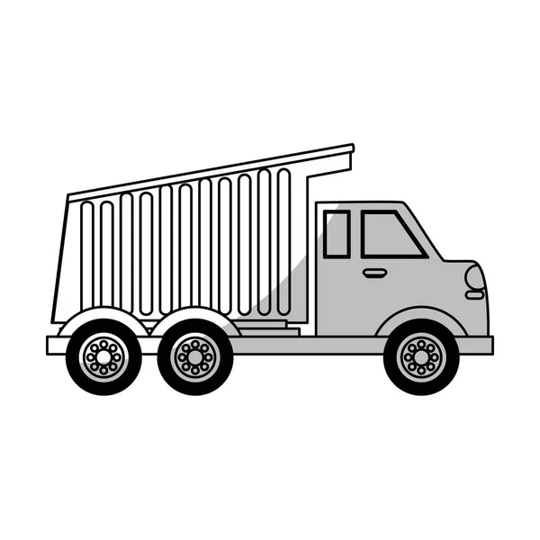 Icono de camión volquete — Archivo Imágenes Vectoriales