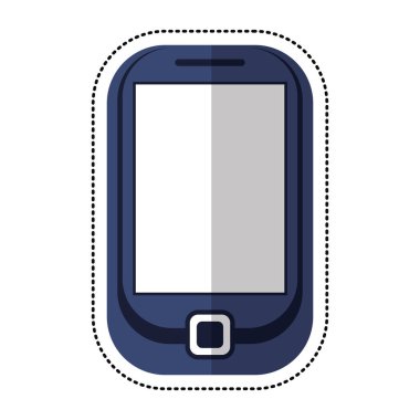 çizgi film cep telefonu mobil teknoloji simgesi