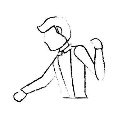 portre Damat Düğün kroki