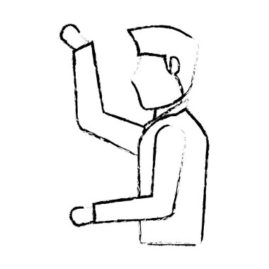 portre Damat Düğün kroki