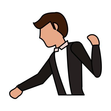 çizgi film adam damat görüntü