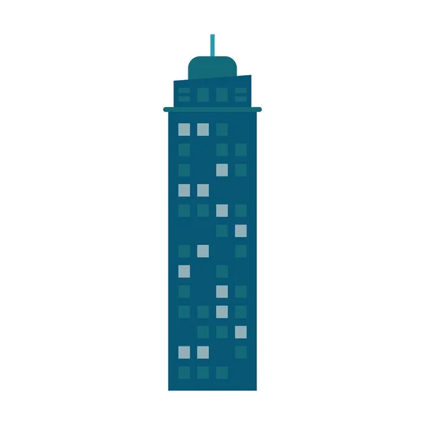 Construcción de rascacielos urbanos — Vector de stock