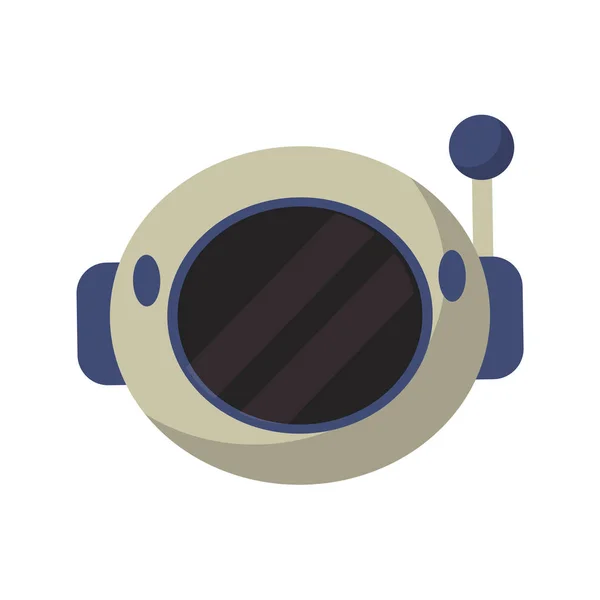 Helm Astronautenausrüstung Symbol — Stockvektor