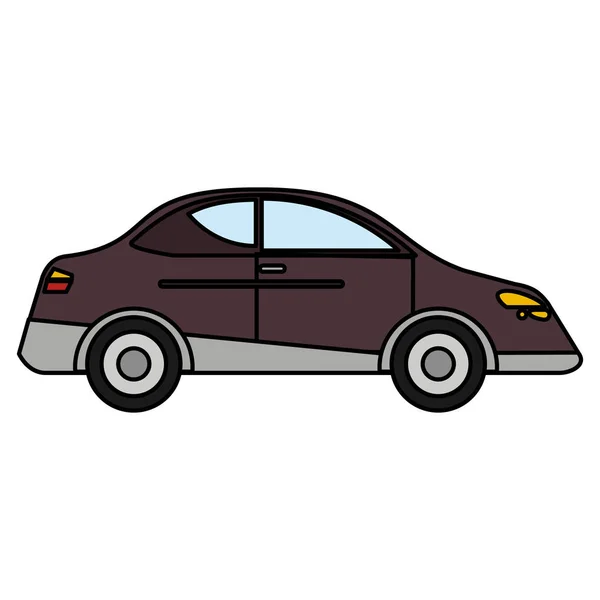 Car sedan vehicle transport — Stock Vector