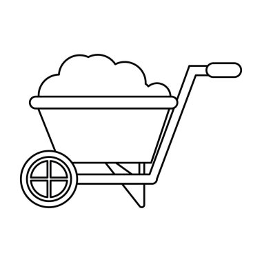 el arabası Bahçe toprak hattı