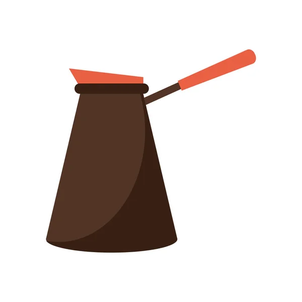 Kávé pot acél kép — Stock Vector