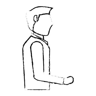 portre Damat Düğün kroki