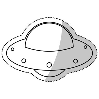 UFO Uzay gemisi fly görüntü anahat