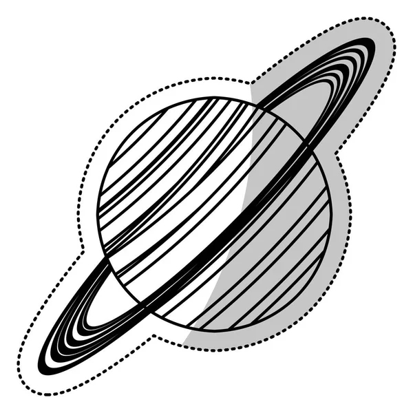 土星の惑星の天文学の画像 — ストックベクタ