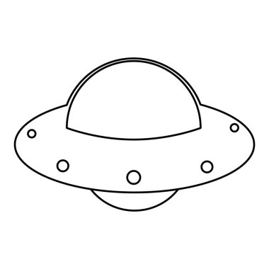 UFO Uzay gemisi fly görüntü anahat