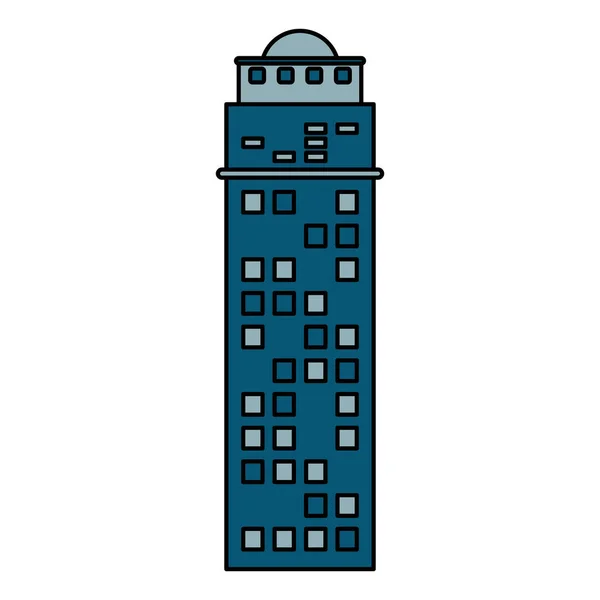Gebäude Architektur moderne Wolkenkratzer — Stockvektor