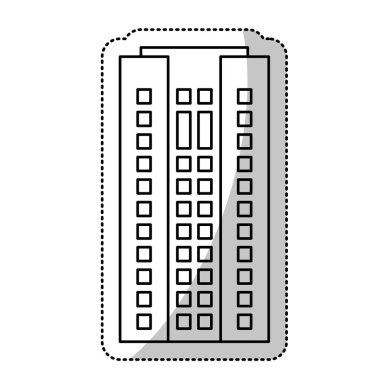 Konut cephe bina hattı kes