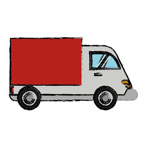 Delivery truck cargo transport — Stock Vector