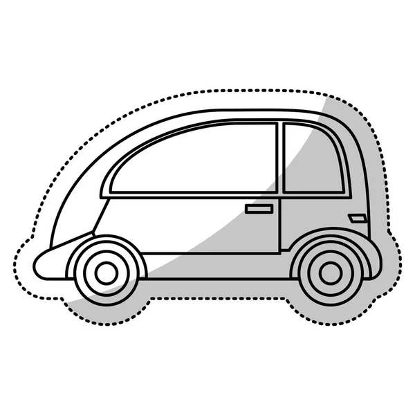 Línea de corte de transporte de vehículos de automóvil — Vector de stock