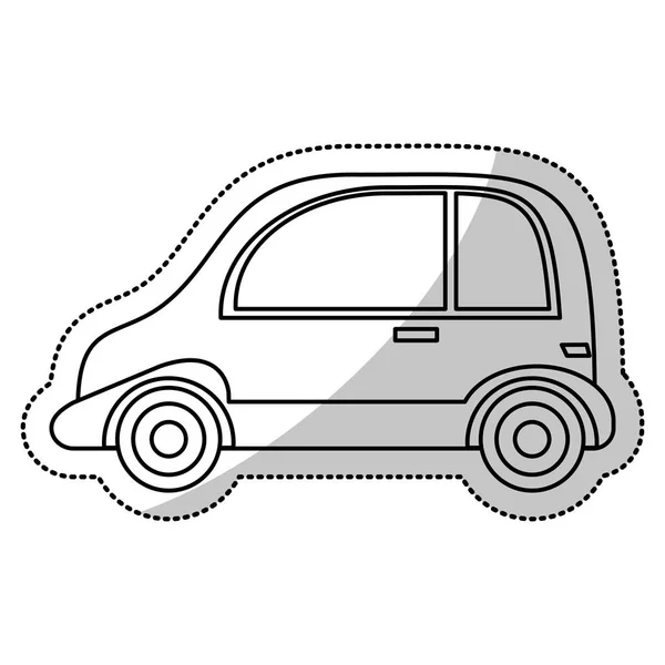 Línea de corte de transporte de vehículos de automóvil — Vector de stock