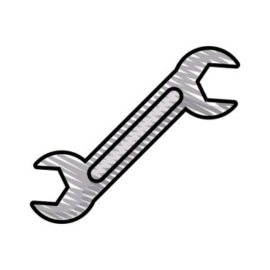 Çizim spanner aracı fikir kavramı