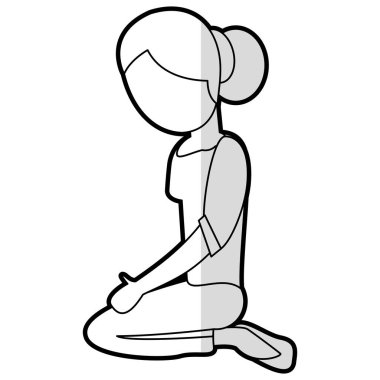 Anne kadın üst görüntü