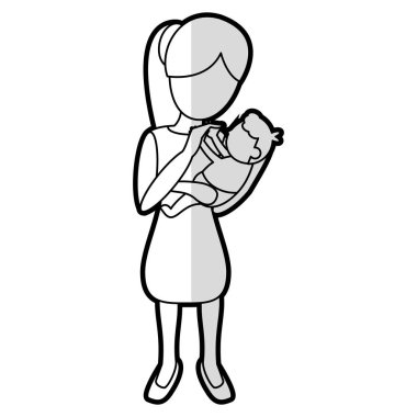 Anne holding oğul güzel