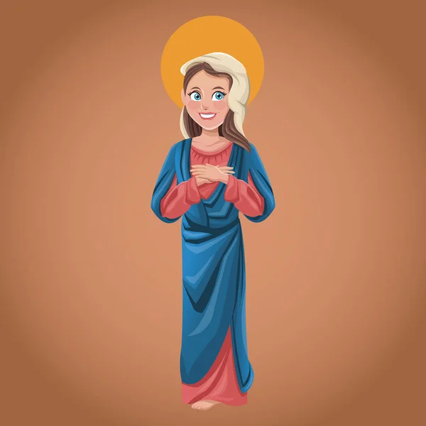 Spirituele katholieke van de Maagd Maria — Stockvector