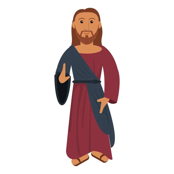 Jezus Christus Christendom afbeelding — Stockvector