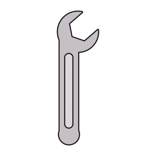 Spanner eszköz munka javítási ötlet — Stock Vector