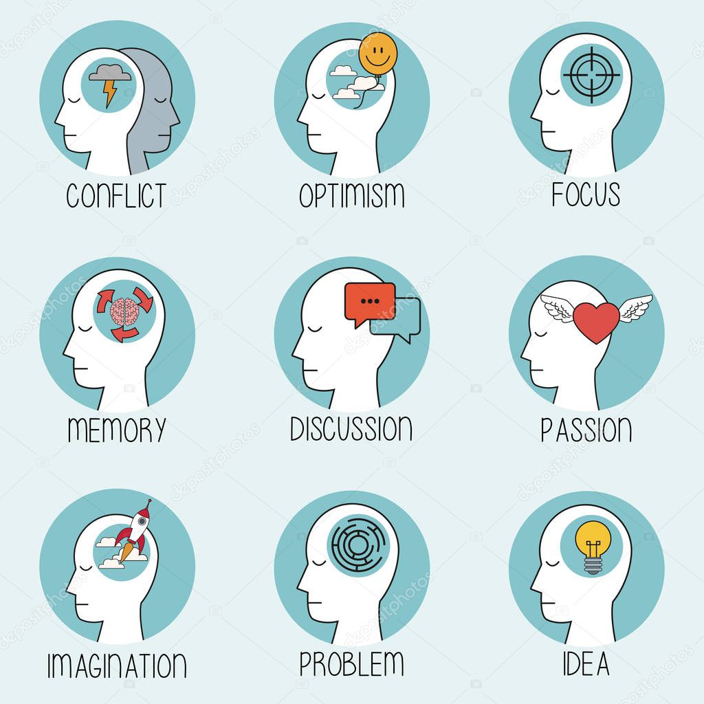 collection profile human head brain