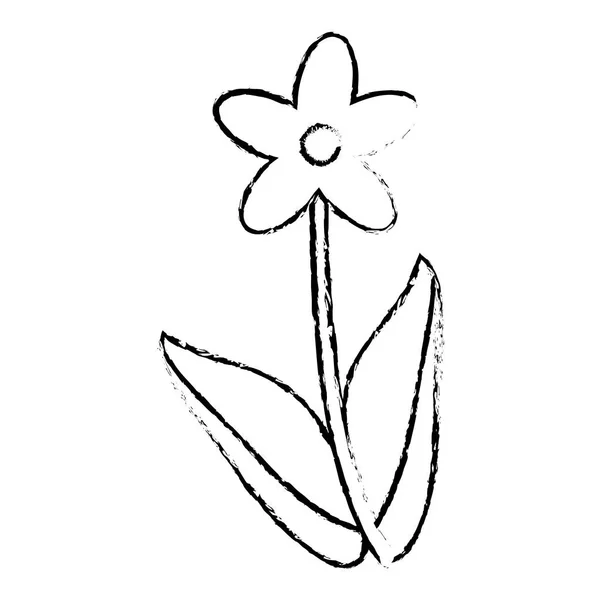 Decoración de flores ornamento imagen — Vector de stock